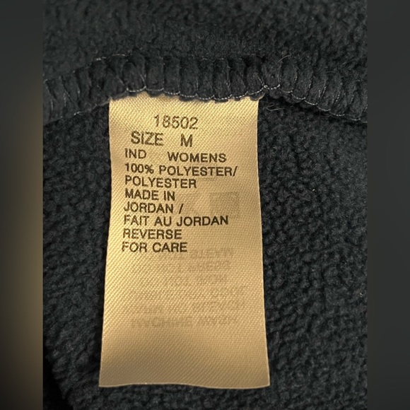 WOOLRICH Blue Fleece Full Zip Vest Women’s M - Picture 8 of 9